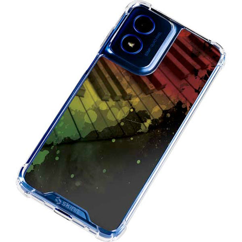 Rasta Color Keys Moto G 5G (2024) Clear Case