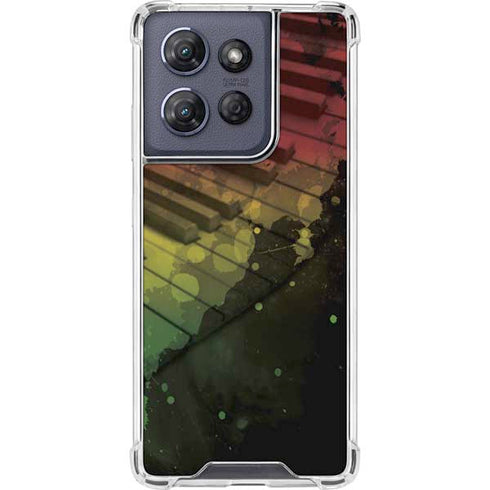 Rasta Color Keys Moto G Play 5G (2025) Clear Case