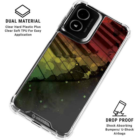 Rasta Color Keys Moto G Power 5G (2024) Clear Case