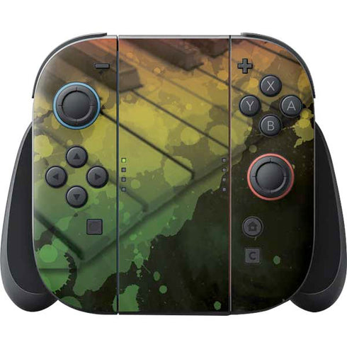 Rasta Color Keys Nintendo Switch 2 (2025) Joy-Con Controller Skin