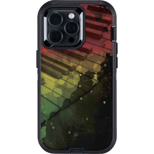 Rasta Color Keys Otterbox Defender iPhone Skin