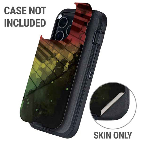 Rasta Color Keys Otterbox Defender iPhone Skin