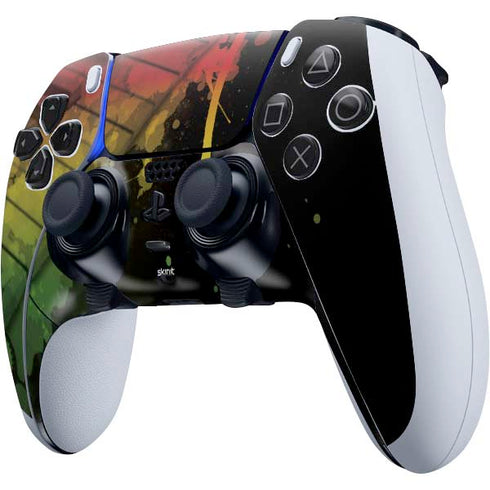 Rasta Color Keys PS5 DualSense Edge Pro Controller Skin