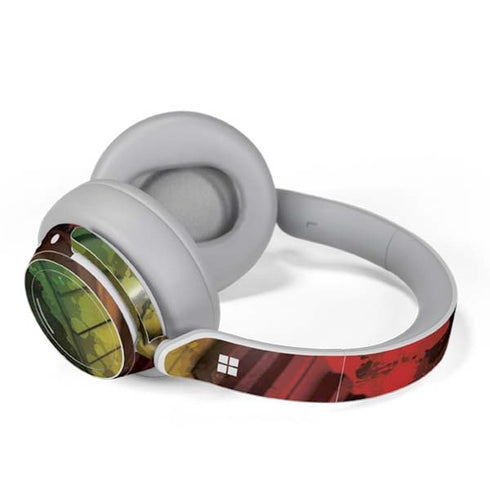 Rasta Color Keys Surface Headphones Skin