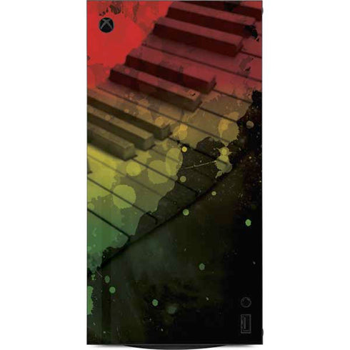 Rasta Color Keys XBox Series X Digital Edition Console Skin