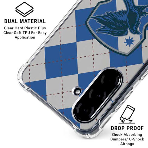 Wizarding Worlds Harry Potter Ravenclaw Crest Galaxy A36 5G Clear Case