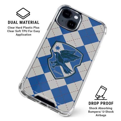 Wizarding Worlds Harry Potter Ravenclaw Crest iPhone 15 Clear Case