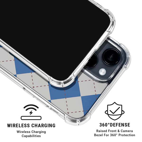 Wizarding Worlds Harry Potter Ravenclaw Crest iPhone 15 Clear Case