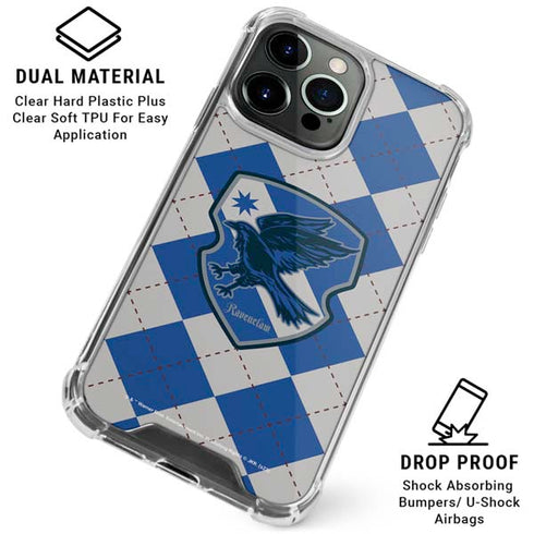 Wizarding Worlds Harry Potter Ravenclaw Crest iPhone 16 Pro Clear Case