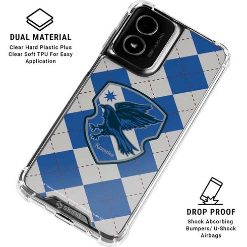 Wizarding Worlds Harry Potter Ravenclaw Crest Moto G Power 5G (2024) Clear Case