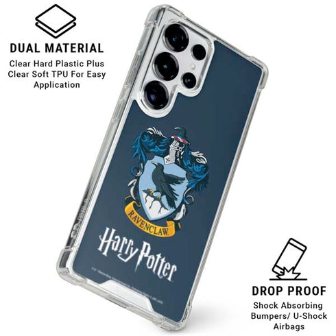 Wizarding World Harry Potter Ravenclaw House Crest Galaxy S25 Ultra Clear Case