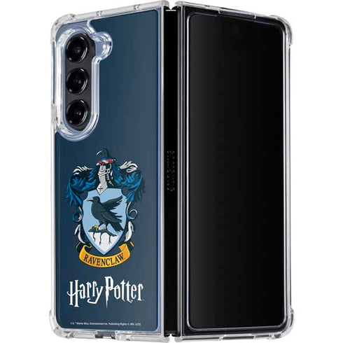 Wizarding World Harry Potter Ravenclaw House Crest Galaxy Z Fold5 5G Clear Case