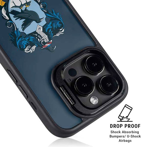 Wizarding World Harry Potter Ravenclaw House Crest iPhone 15 Pro Kickstand Case