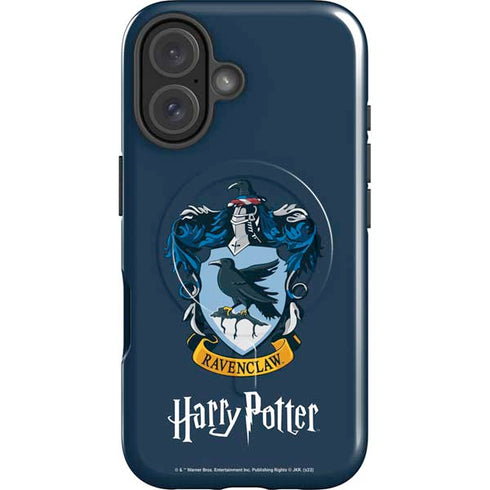 Wizarding World Harry Potter Ravenclaw House Crest iPhone 16 Plus Magsafe Impact Case