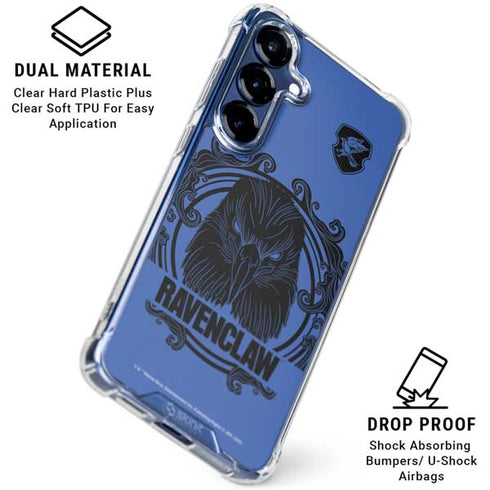 Wizarding Worlds Harry Potter Ravenclaw Illustration Galaxy S25 Clear Case