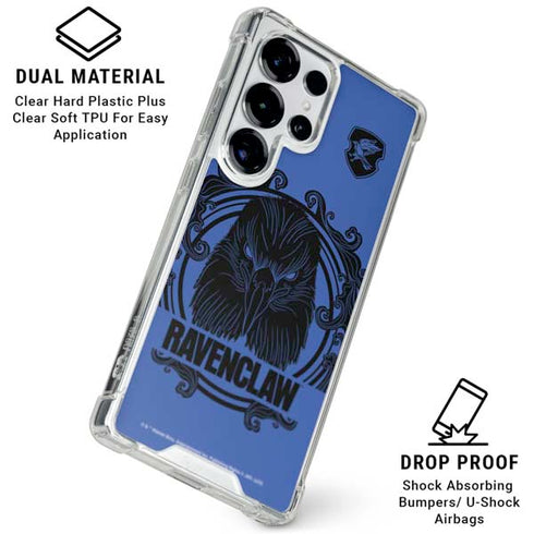 Wizarding Worlds Harry Potter Ravenclaw Illustration Galaxy S25 Ultra Clear Case