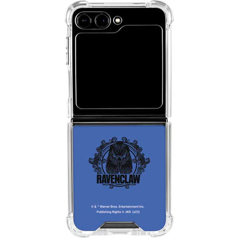 Wizarding Worlds Harry Potter Ravenclaw Illustration Galaxy Z Flip6 Clear Case