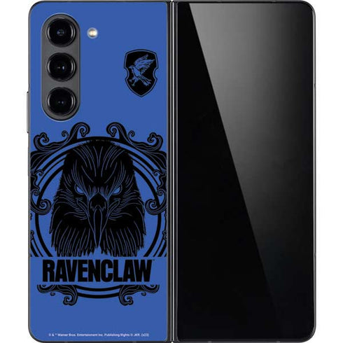 Wizarding Worlds Harry Potter Ravenclaw Illustration Galaxy Z Fold5 5G Skin