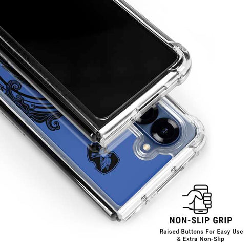 Wizarding Worlds Harry Potter Ravenclaw Illustration Galaxy Z Fold6 Clear Case