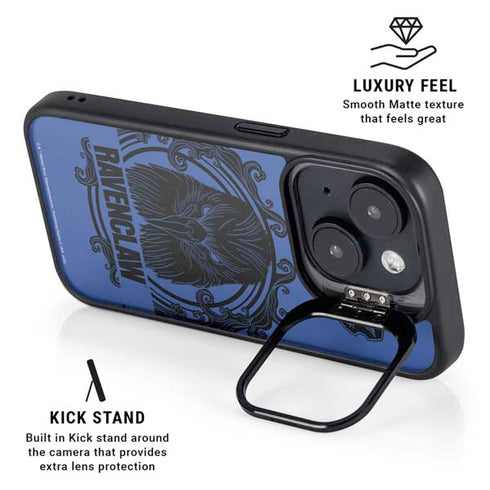 Wizarding Worlds Harry Potter Ravenclaw Illustration iPhone 14 Plus Kickstand Case