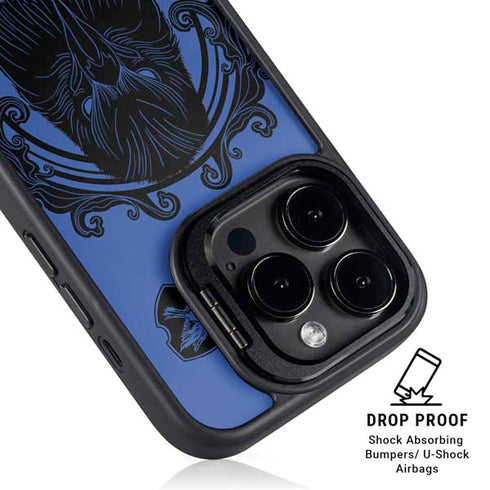 Wizarding Worlds Harry Potter Ravenclaw Illustration iPhone 14 Pro Kickstand Case