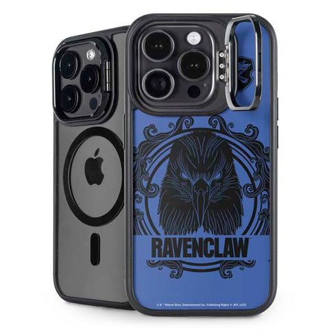 Wizarding Worlds Harry Potter Ravenclaw Illustration iPhone 15 Pro Kickstand Case