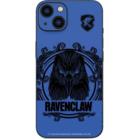 Wizarding Worlds Harry Potter Ravenclaw Illustration iPhone 15 Skin
