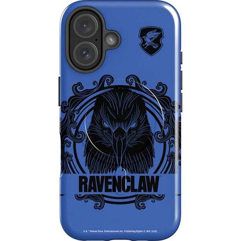 Wizarding Worlds Harry Potter Ravenclaw Illustration iPhone 16 Magsafe Impact Case