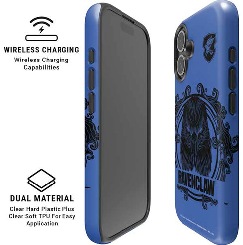 Wizarding Worlds Harry Potter Ravenclaw Illustration iPhone 16 Magsafe Impact Case
