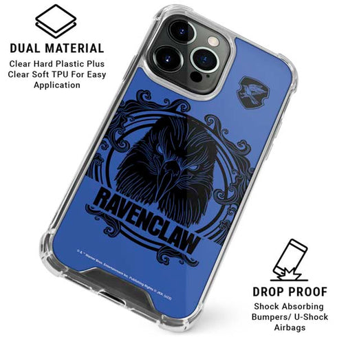 Wizarding Worlds Harry Potter Ravenclaw Illustration iPhone 16 Pro Clear Case