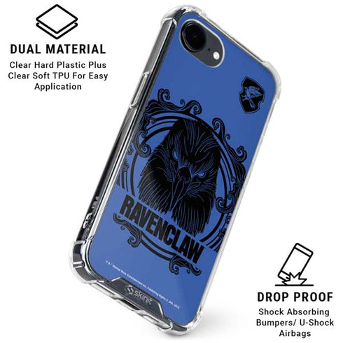 Wizarding Worlds Harry Potter Ravenclaw Illustration iPhone 16e Clear Case