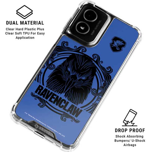 Wizarding Worlds Harry Potter Ravenclaw Illustration Moto G Power 5G (2024) Clear Case