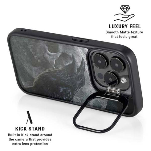 Alchemy Carta Ravens Curse iPhone 14 Pro Kickstand Case