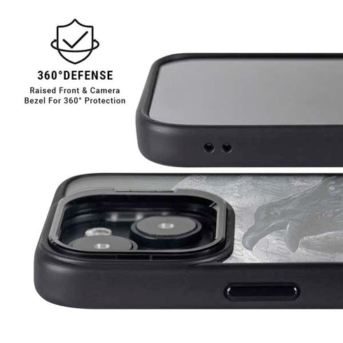 Alchemy Carta Ravens Curse iPhone 15 Plus Kickstand Case