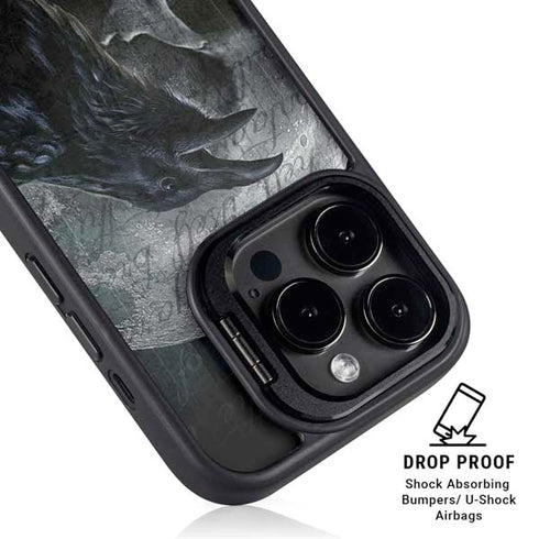 Alchemy Carta Ravens Curse iPhone 15 Pro Kickstand Case