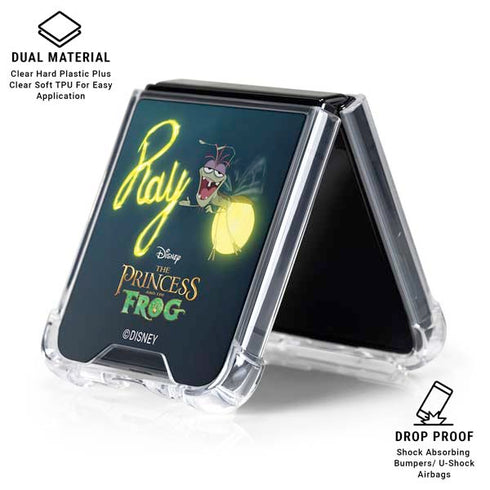 Disney Princess and The Frog Ray Galaxy Z Flip7 Clear Case