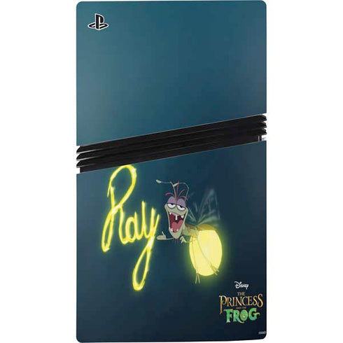Disney Princess and The Frog Ray PS5 Pro Console Skin