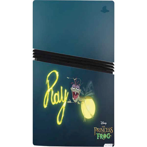 Disney Princess and The Frog Ray PS5 Pro Console Skin