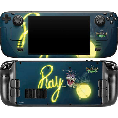 Disney Princess and The Frog Ray Steam Deck Handheld Gaming Computer OLED Skin