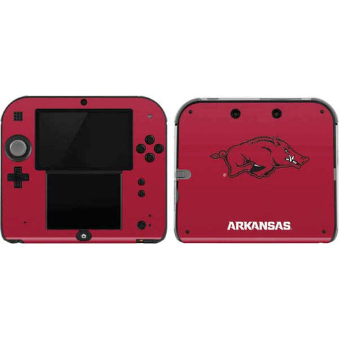University of Arkansas-Fayetteville Razorbacks Red Logo Nintendo 2DS Skin