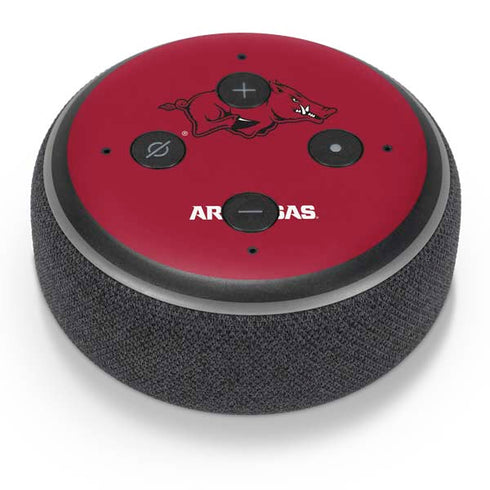 University of Arkansas-Fayetteville Razorbacks Red Logo Amazon Echo Dot Skin
