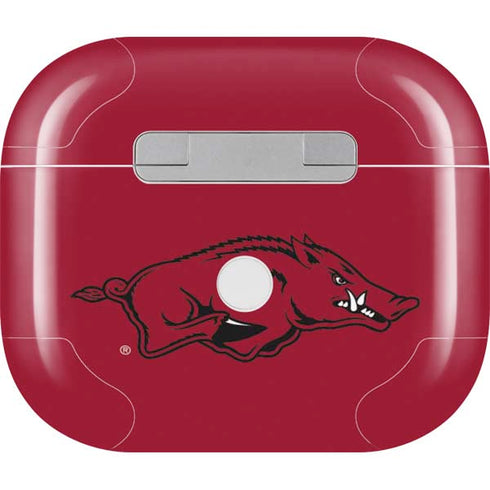 University of Arkansas-Fayetteville Razorbacks Red Logo Apple AirPods (3rd Gen 2021) Skin