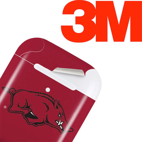 University of Arkansas-Fayetteville Razorbacks Red Logo Apple AirPods Skin