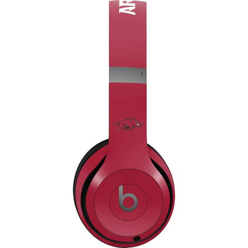 University of Arkansas-Fayetteville Razorbacks Red Logo Beats Solo 4 Wireless Headphones Skin
