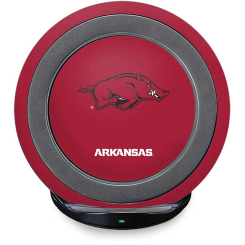 University of Arkansas-Fayetteville Razorbacks Red Logo Fast Charge Wireless Charging Stand Skin