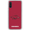University of Arkansas-Fayetteville Razorbacks Red Logo Galaxy A10e Clear Case