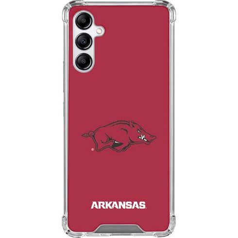 University of Arkansas-Fayetteville Razorbacks Red Logo Galaxy A15 5G Clear Case