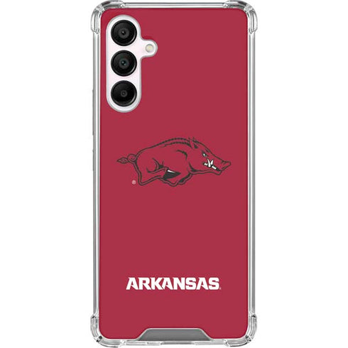 University of Arkansas-Fayetteville Razorbacks Red Logo Galaxy A16 5G Clear Case