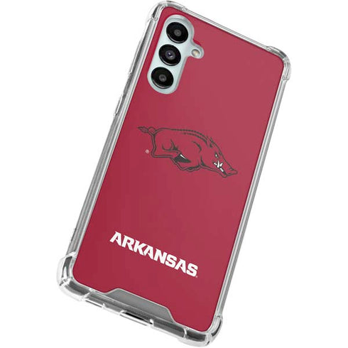 University of Arkansas-Fayetteville Razorbacks Red Logo Galaxy A16 5G Clear Case