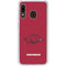 University of Arkansas-Fayetteville Razorbacks Red Logo Galaxy A20 Clear Case